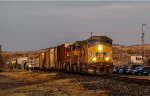 UP 6151 leads a westbound manifest freight into Alpine